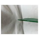 Green Depression Glass Oval Platter