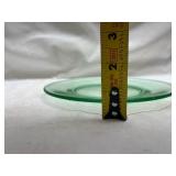 Green Depression Glass Oval Platter