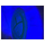 Depression Glass Green Divided Plate