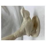 Elegant Pearl White Pheasant Figurine