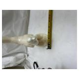 Elegant Pearl White Pheasant Figurine