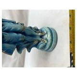 Blue Ceramic Figurine Statue