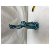 Blue Glazed Religious Figure Statue