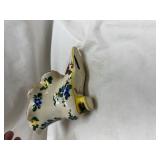 Italian Hand-Painted Ceramic Shoe