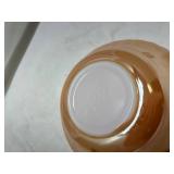 Fire King Peach Lustre Shell Bowl