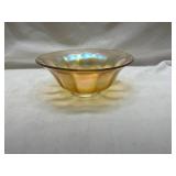 Iridescent Carnival Glass Bowl