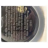 Fenton Glass Winter Scene Plate 1980