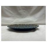 Fenton Glass Winter Scene Plate 1980