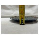 Fenton Glass Winter Scene Plate 1980