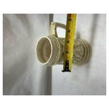 German Relief Decorated Beer Stein