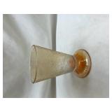 Depression Glass Footed Tumbler