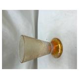 Depression Glass Footed Tumbler