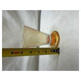 Depression Glass Footed Tumbler