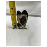 Hand Painted Buffalo Feather Art