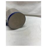 German Stoneware Flip-Top Bottle with Blue Accents