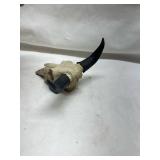Small Western Cow Skull with Black Horns