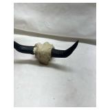Small Western Cow Skull with Black Horns