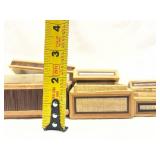 Handcrafted Bamboo Storage Box Set