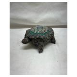 Handmade Paisley Print Turtle Plush