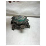 Handmade Paisley Print Turtle Plush