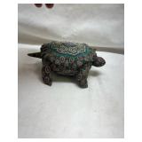 Handmade Paisley Print Turtle Plush