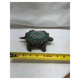 Handmade Paisley Print Turtle Plush