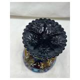 Fenton Iridescent Carnival Glass Compote