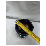 Fenton Iridescent Carnival Glass Compote