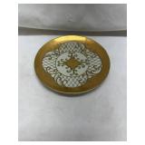 Gold Rimmed Decorative Plate
