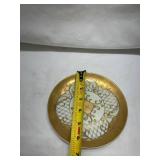 Gold Rimmed Decorative Plate