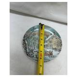 Currier & Ives Winter Scene Decorative Plate