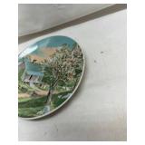 Currier & Ives Spring Season Decorative Plate
