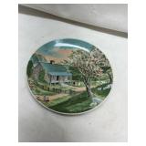 Currier & Ives Spring Season Decorative Plate