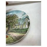 Currier & Ives Autumn Scene Decorative Plate