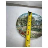 Currier & Ives Autumn Scene Decorative Plate