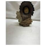 Native American and Wolf Spirit Decorative Bust