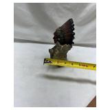Native American and Wolf Spirit Decorative Bust