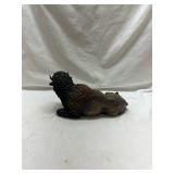 Resting Buffalo Figurine