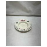 Coors Beer Ceramic Ashtray