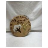 FFA Farmers Creed Wall Plaque