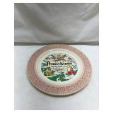Pennsylvania State Souvenir Plate by Homer Laughlin