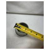 German Stoneware Shot Glass with Grape Design