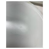 Milk Glass Lace Edge Plate