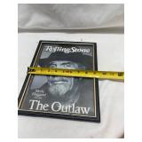 Rolling Stone Magazine Merle Haggard Memorial Cover Framed