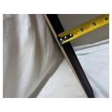 Framed Floral Art Print with Blue Matting