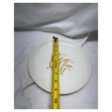 Golden Wheat Pattern Dinner Plate