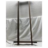 Wall-Mounted Wooden Plate/Quilt Rack