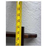 Wall-Mounted Wooden Plate/Quilt Rack