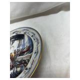 Bradford Exchange Winter Cardinal Plate - Afternoon in Pinegrove