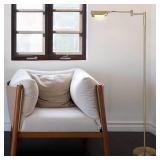 Brightech 53-in Antique Brass Arc Floor Lamp